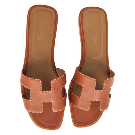 Hermes leather sandals